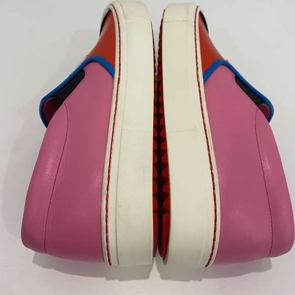 Fendi monster motif leather loafer sneakers - Picture 5 of 16